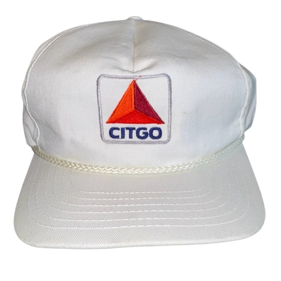 Vintage CITGO White Cap - Picture 2 of 8